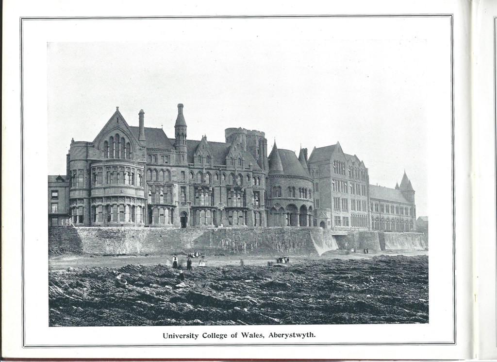 Old College in early 20th century.  Cambrian News Album 60 Photographs of Aberystwyth